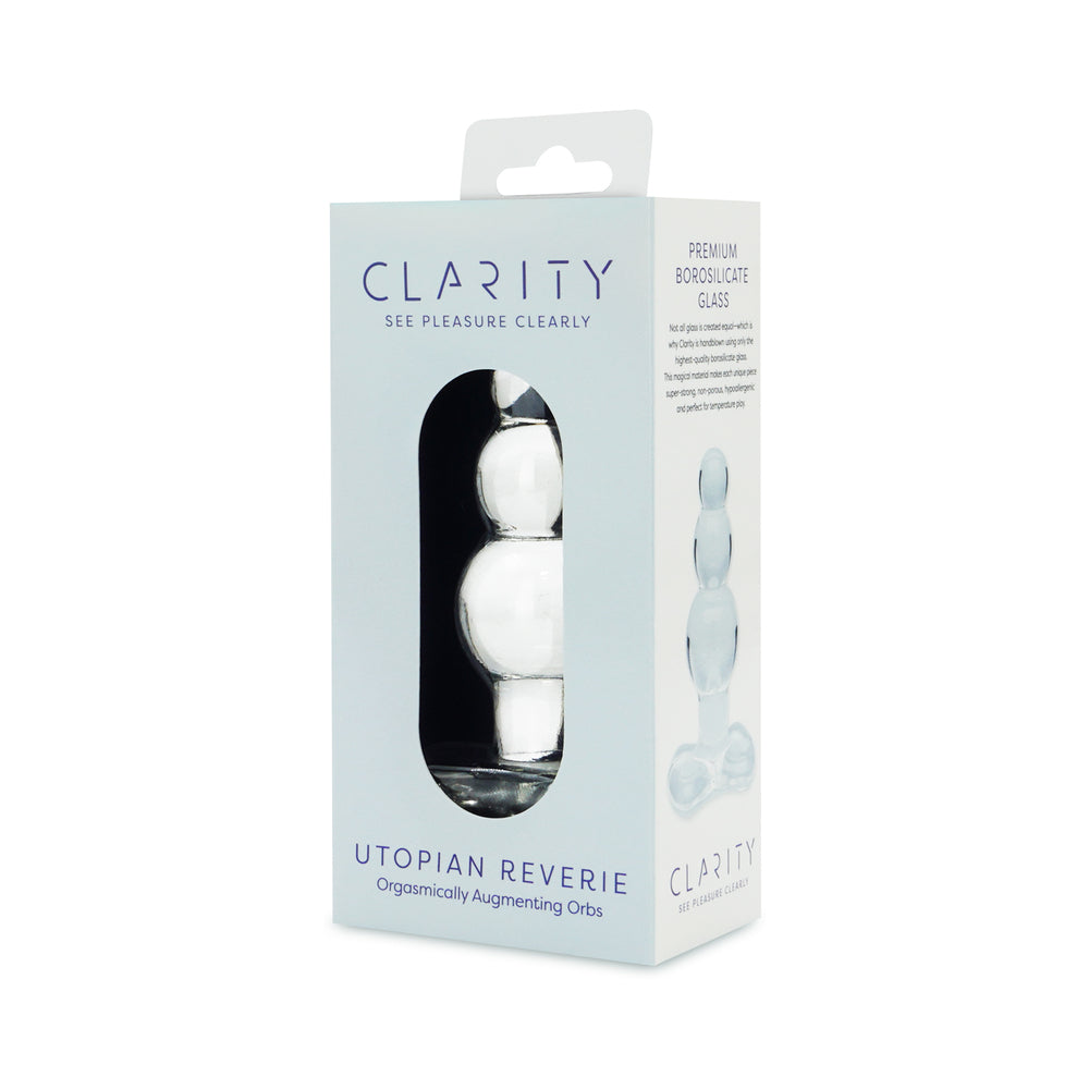 Clarity Glass Dildo - Utopian Reverie