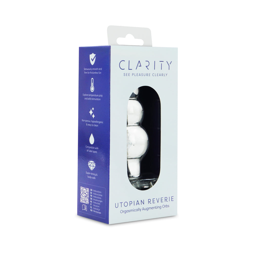 Clarity Glass Dildo - Utopian Reverie