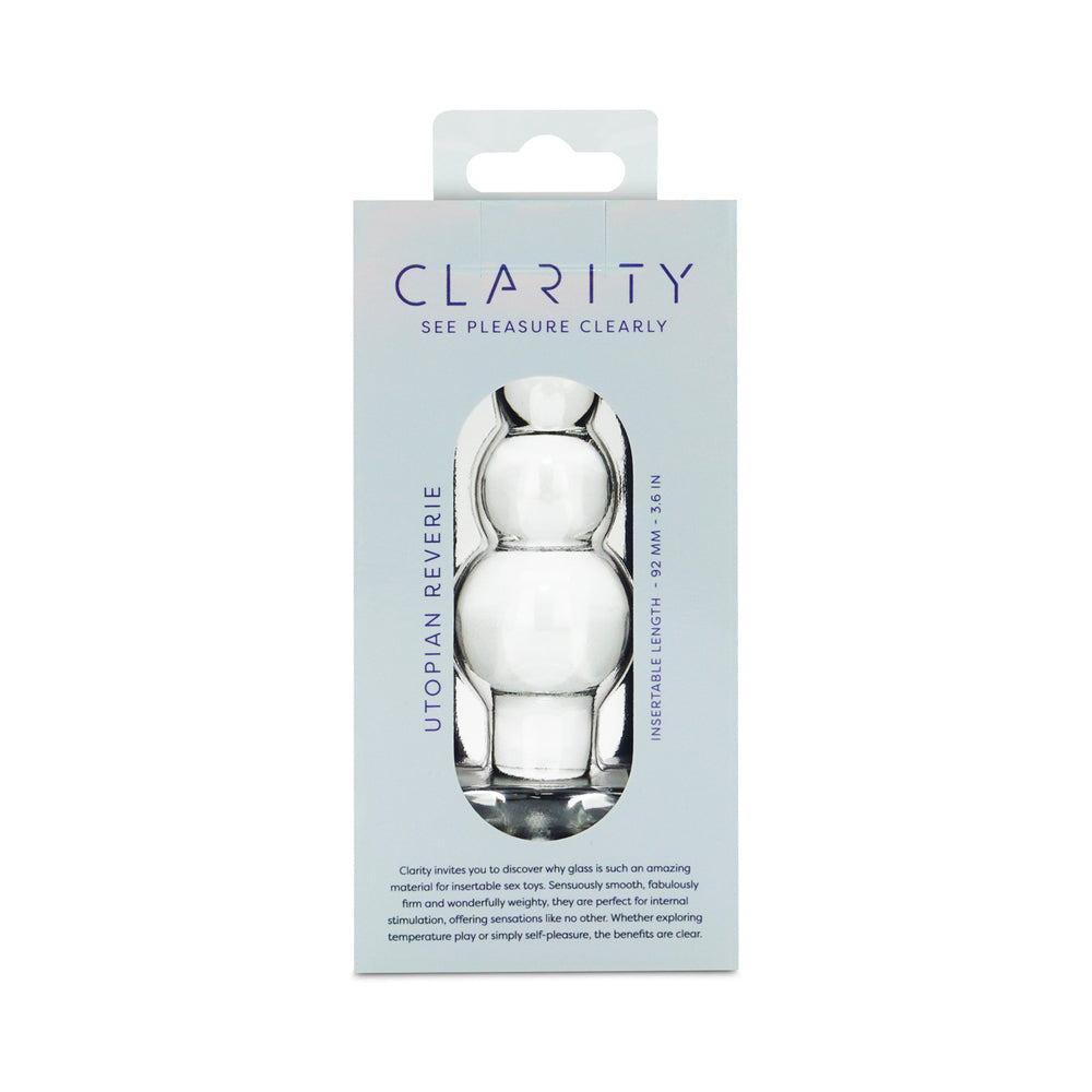 Clarity Glass Dildo - Utopian Reverie