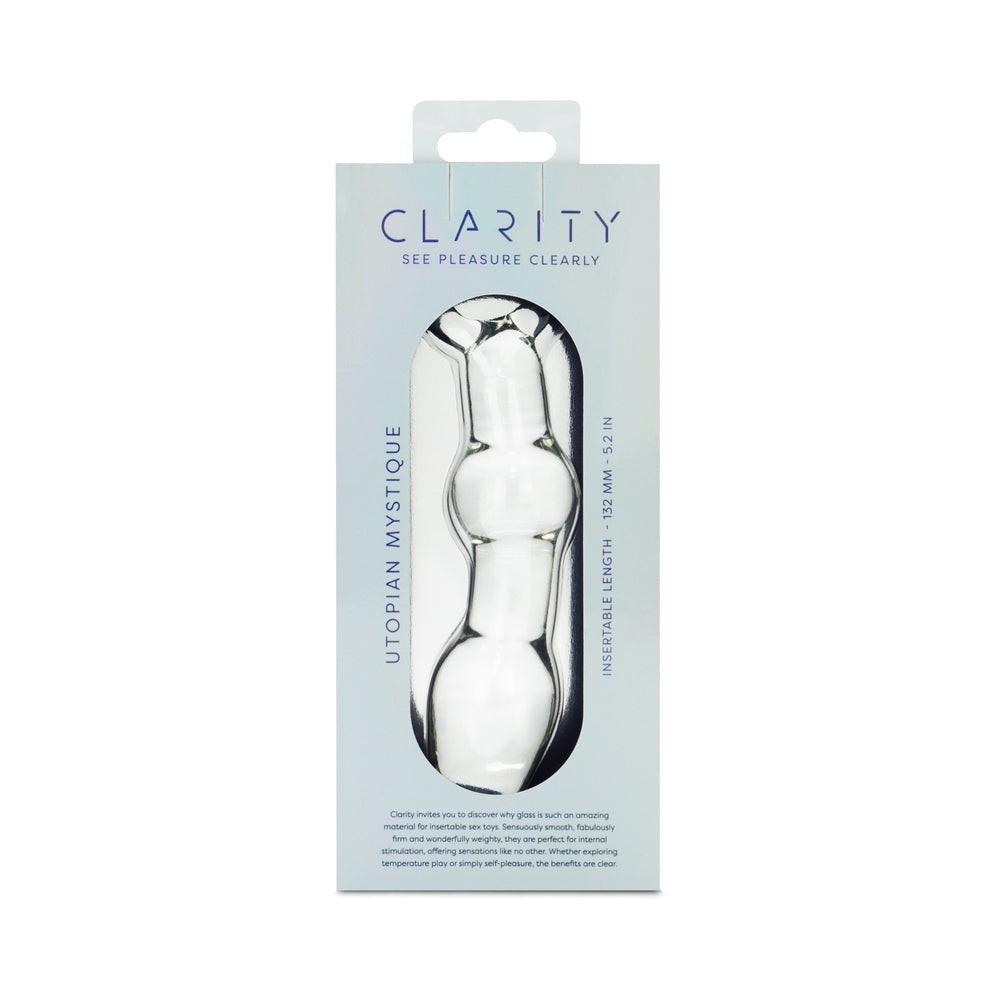 Clarity Glass Dildo - Utopian Mystique