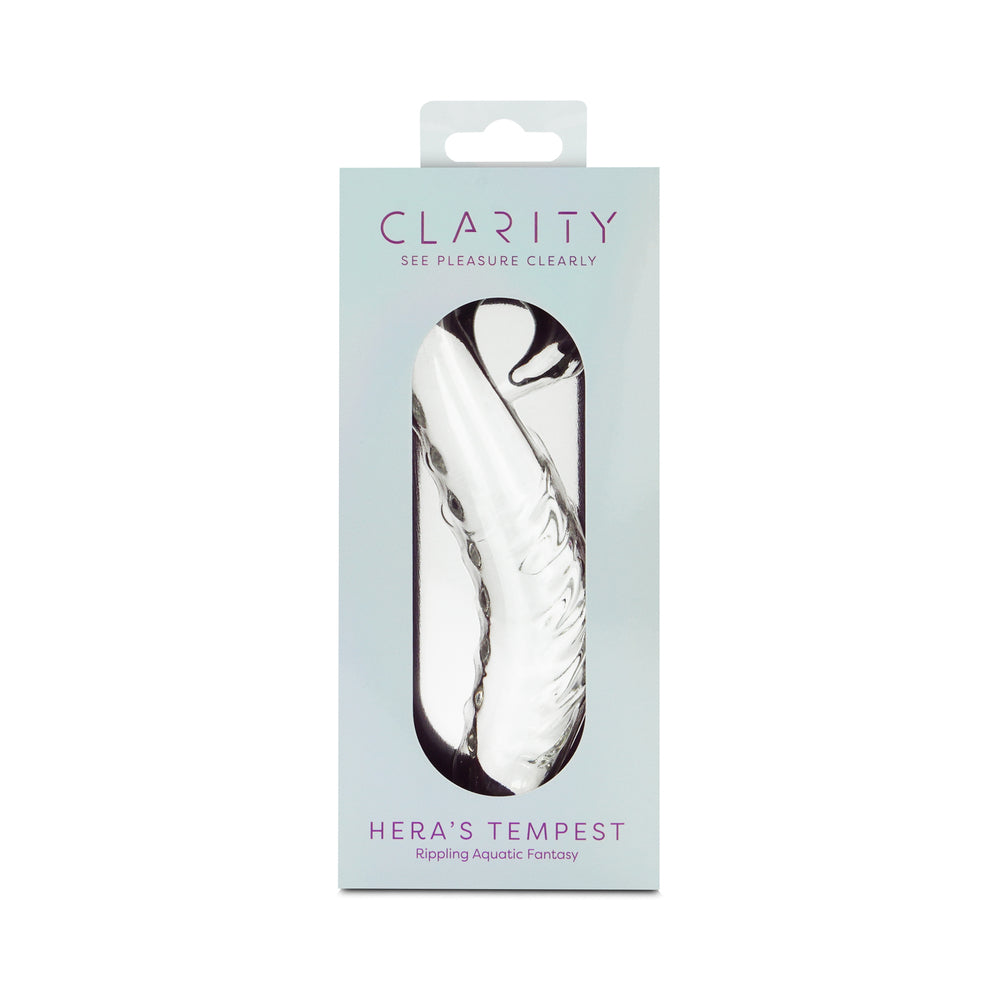 Clarity Glass Dildo Hera's Tempest