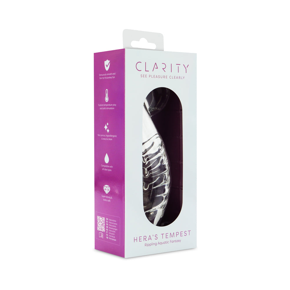 Clarity Glass Dildo Hera's Tempest