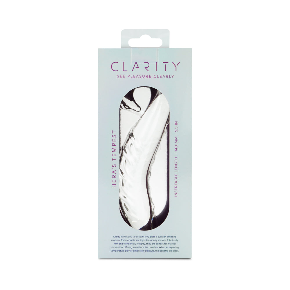 Clarity Glass Dildo Hera's Tempest