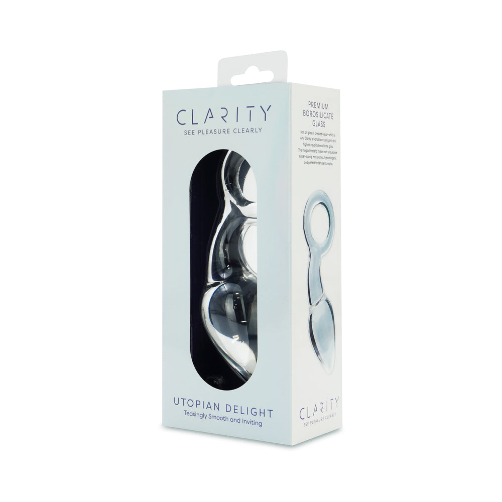 Clarity Glass Dildo - Utopian Delight