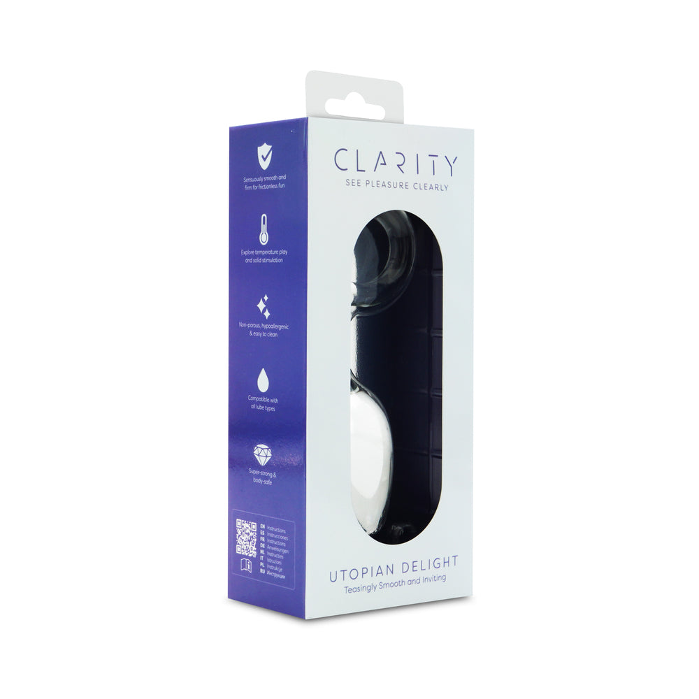 Clarity Glass Dildo - Utopian Delight