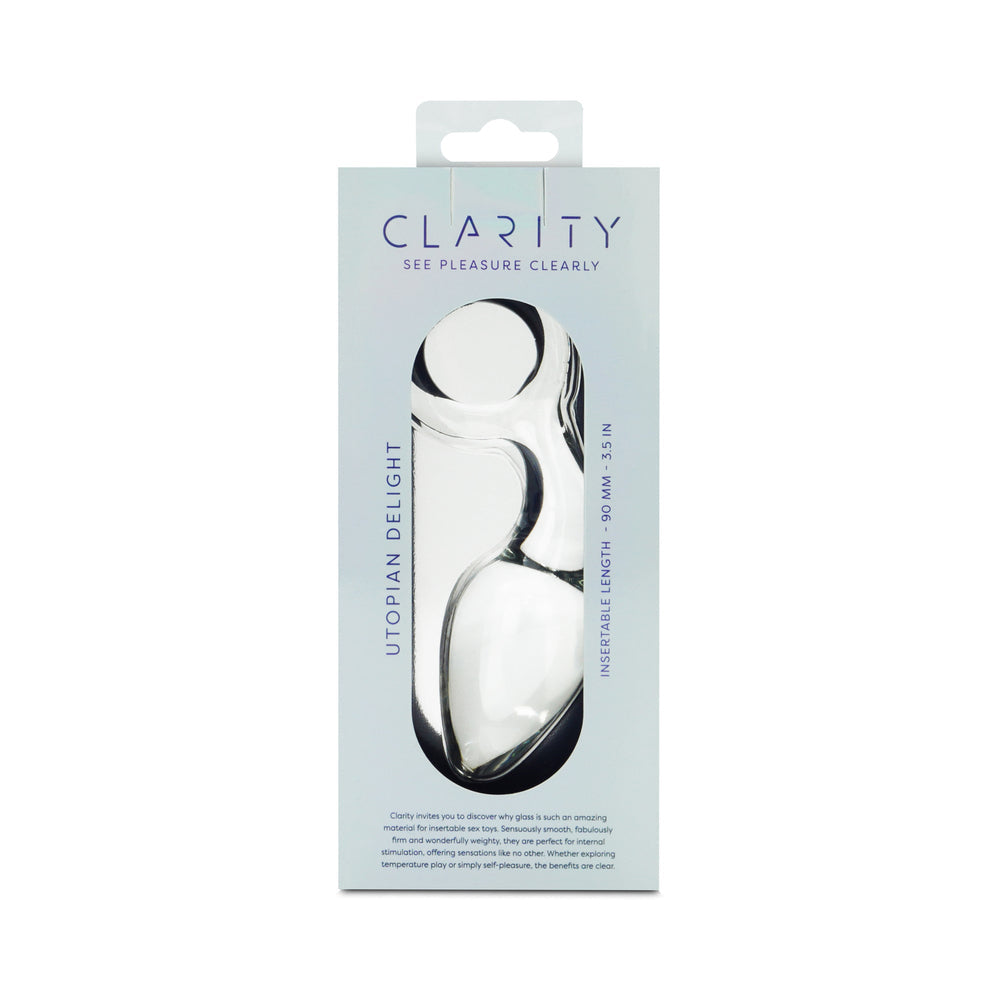Clarity Glass Dildo - Utopian Delight