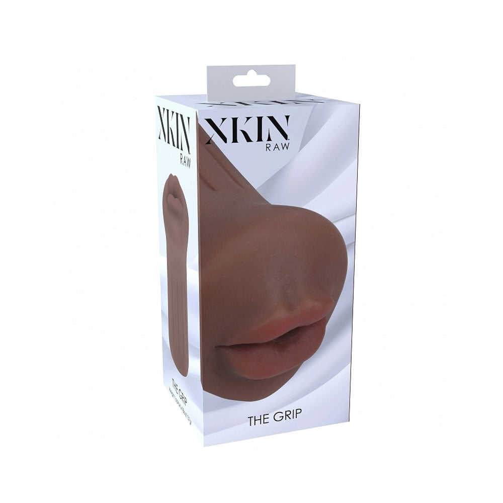 Xkin RAW The Grip Masturbator-Brown