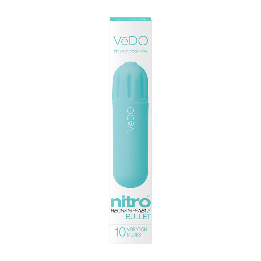 VeDO Nitro Rechargeable Bullet Vibe - Turquoise