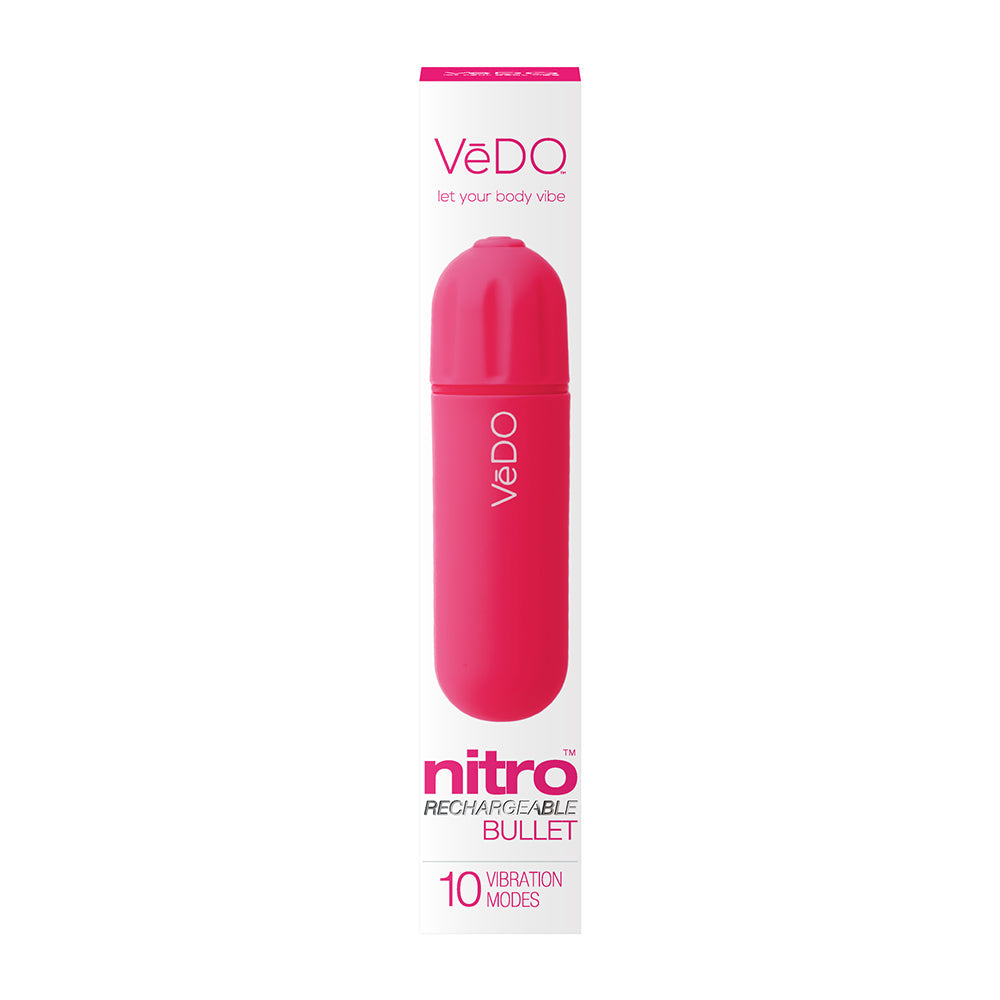 VeDO Nitro Rechargeable Bullet Vibe - Pink