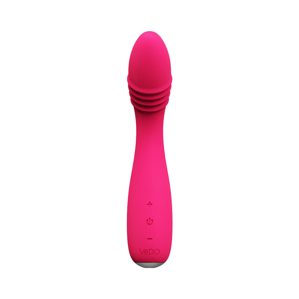 VeDO Ohni Rechargeable G-Spot Thrusting Vibe - Pink