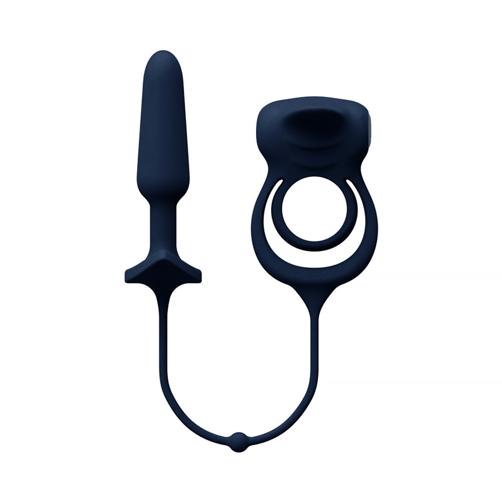 VeDO Humper Rechargeable Dual C-Ring w/Anal Plug - Black