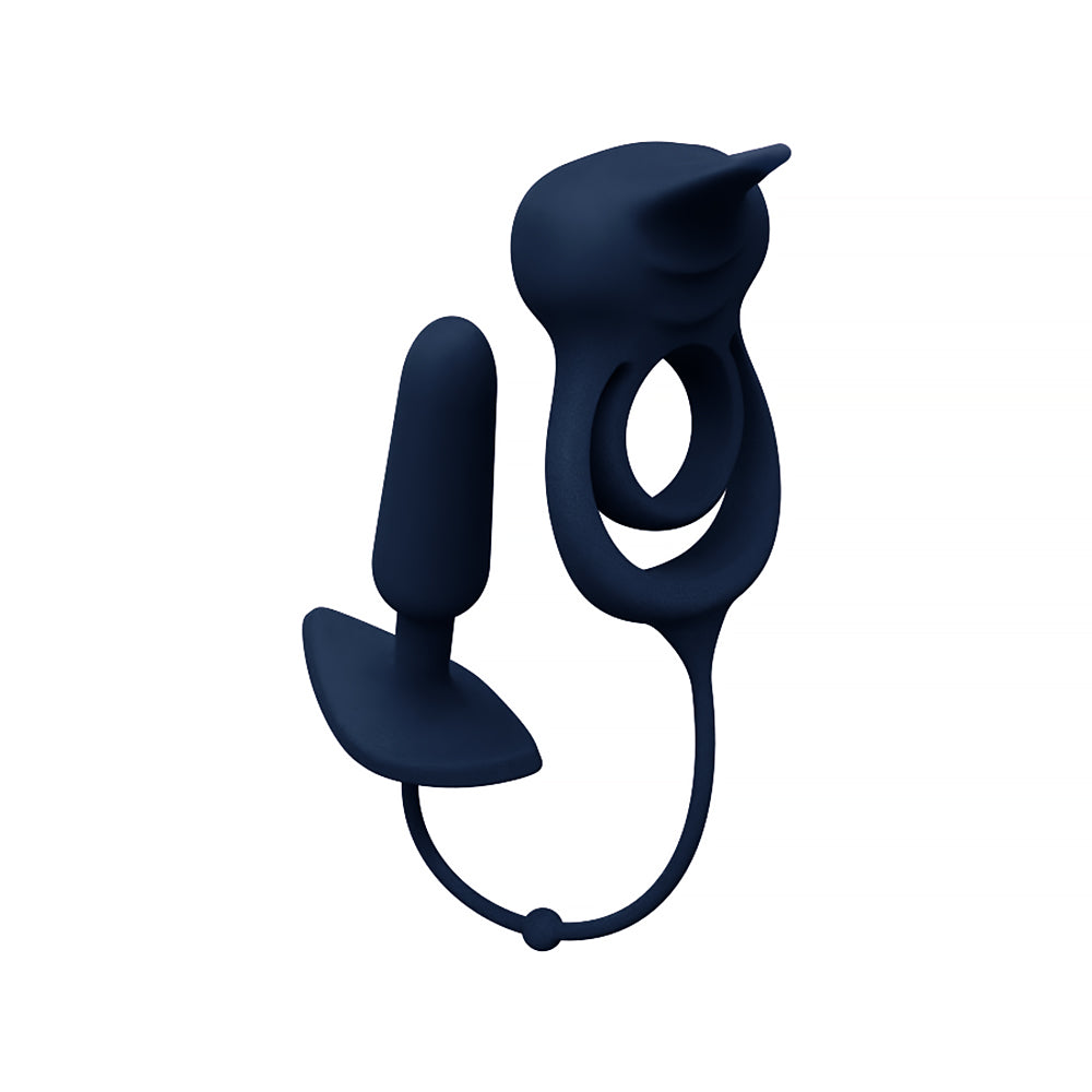VeDO Humper Rechargeable Dual C-Ring w/Anal Plug - Black