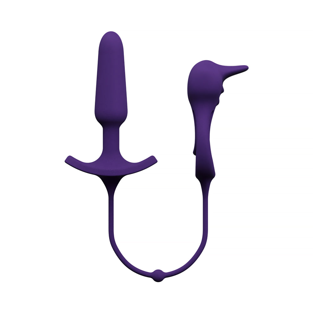 VeDO Humper Rechargeable Dual C-Ring w/Anal Plug - Purple