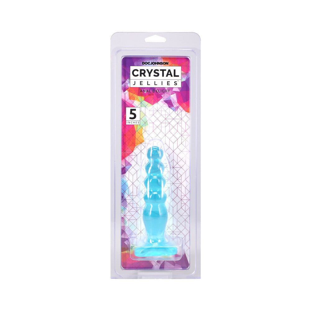 Crystal Jellies Anal Delight 5" - Teal