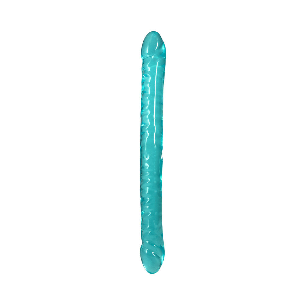 Crystal Jellies 18" Double Dong - Teal