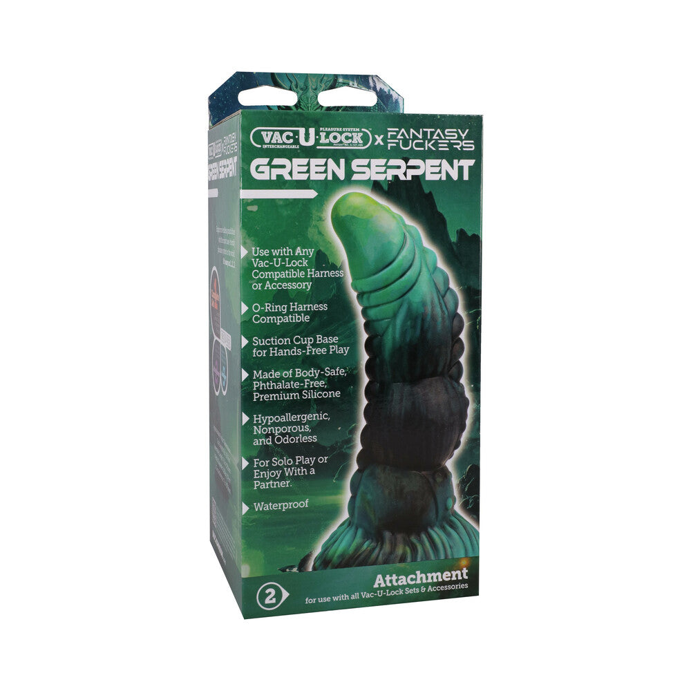 Vac-U-Lock x Fantasy Fuckers - Green Serpent - Green