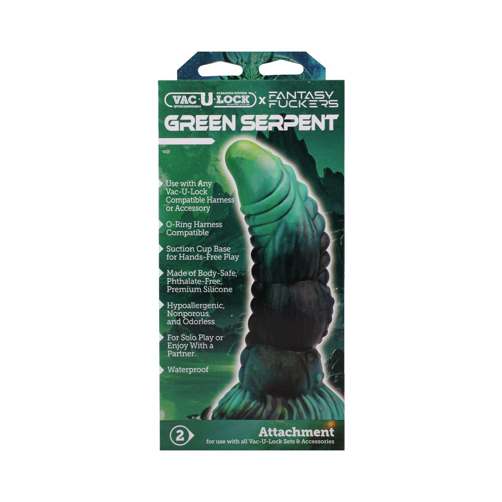 Vac-U-Lock x Fantasy Fuckers - Green Serpent - Green