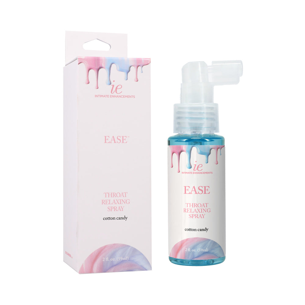 Intimate Enhancements Ease Throat Relaxing Spray-Cotton Candy 2oz