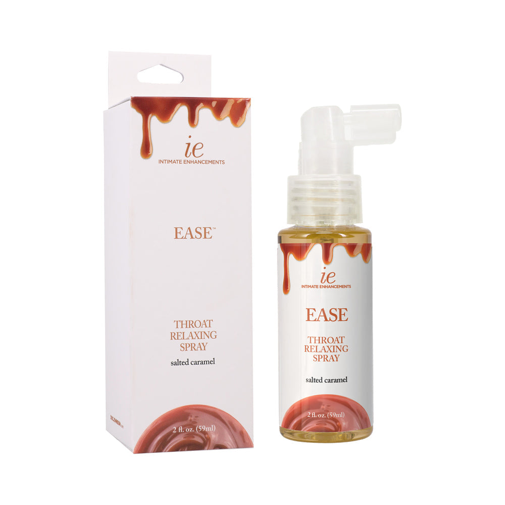 Intimate Enhancements Ease Throat Relaxing Spray-Salted Caramel 2oz