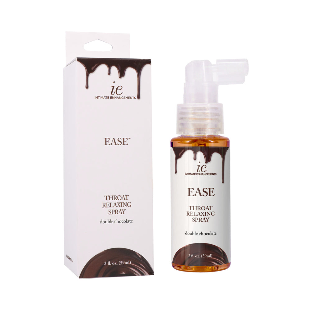 Intimate Enhancements Ease Throat Relaxing Spray-Double Chocolate 2oz