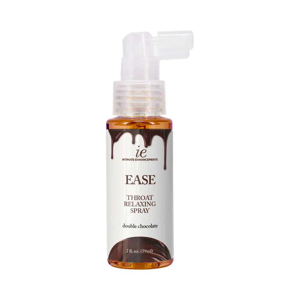 Intimate Enhancements Ease Throat Relaxing Spray-Double Chocolate 2oz
