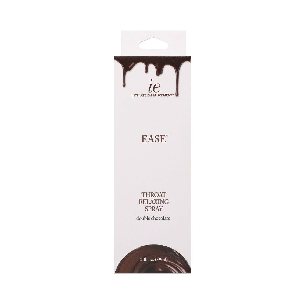 Intimate Enhancements Ease Throat Relaxing Spray-Double Chocolate 2oz
