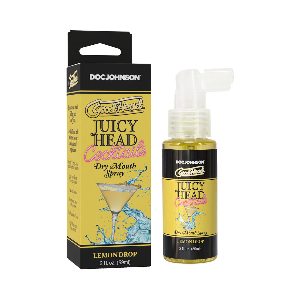 GoodHead Juicy Head Cocktails Dry Mouth Spray-Lemon Drop 2oz