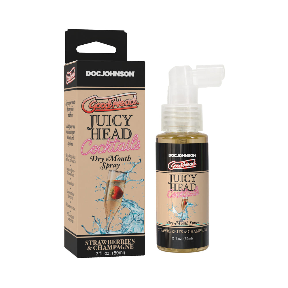 GoodHead Juicy Head Cocktails Dry Mouth Spray-Strawberries
