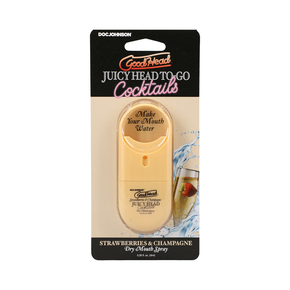 GoodHead Juicy Head Cocktails Dry Mouth Spray To-Go-Strawberries