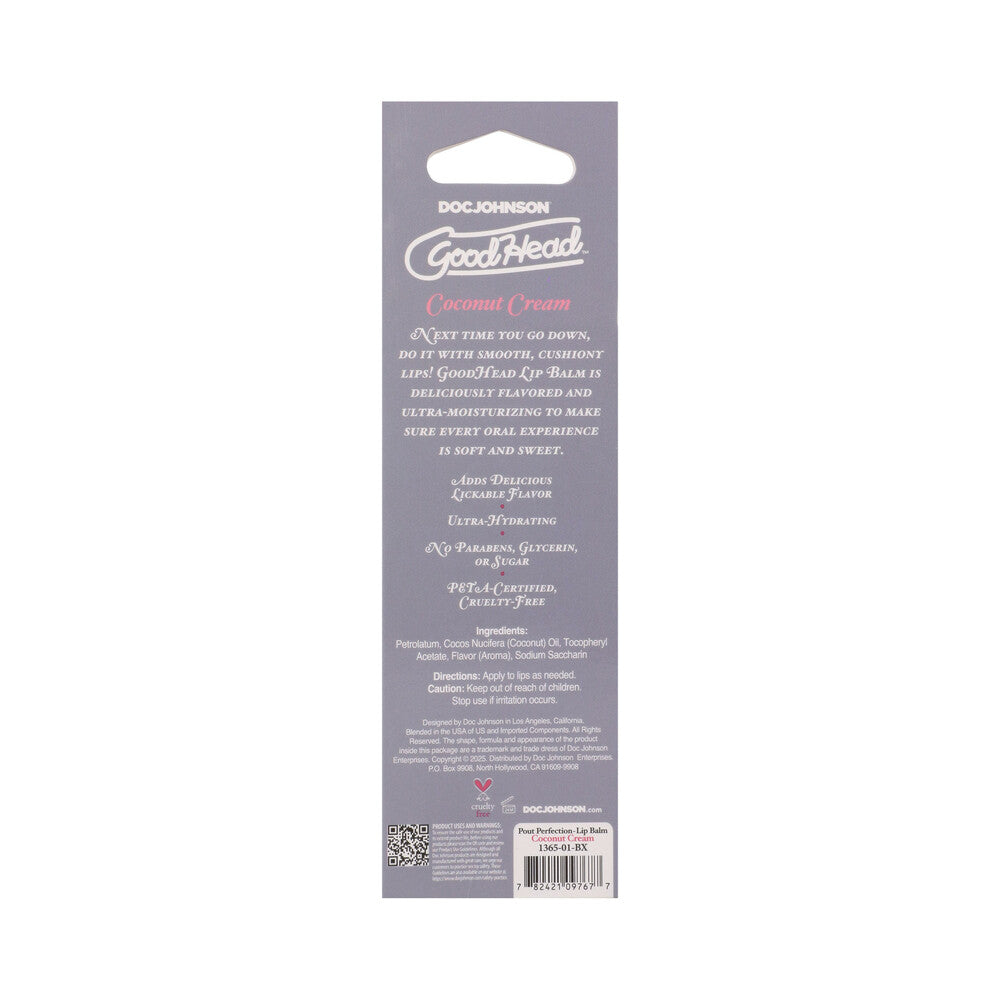 GoodHead Pout Perfection Lip Balm-Coconut Cream