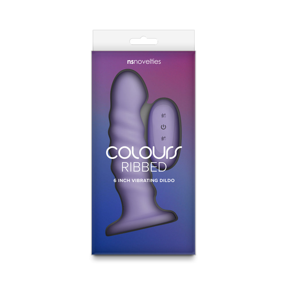 Colours Ribbed-Purple 6"