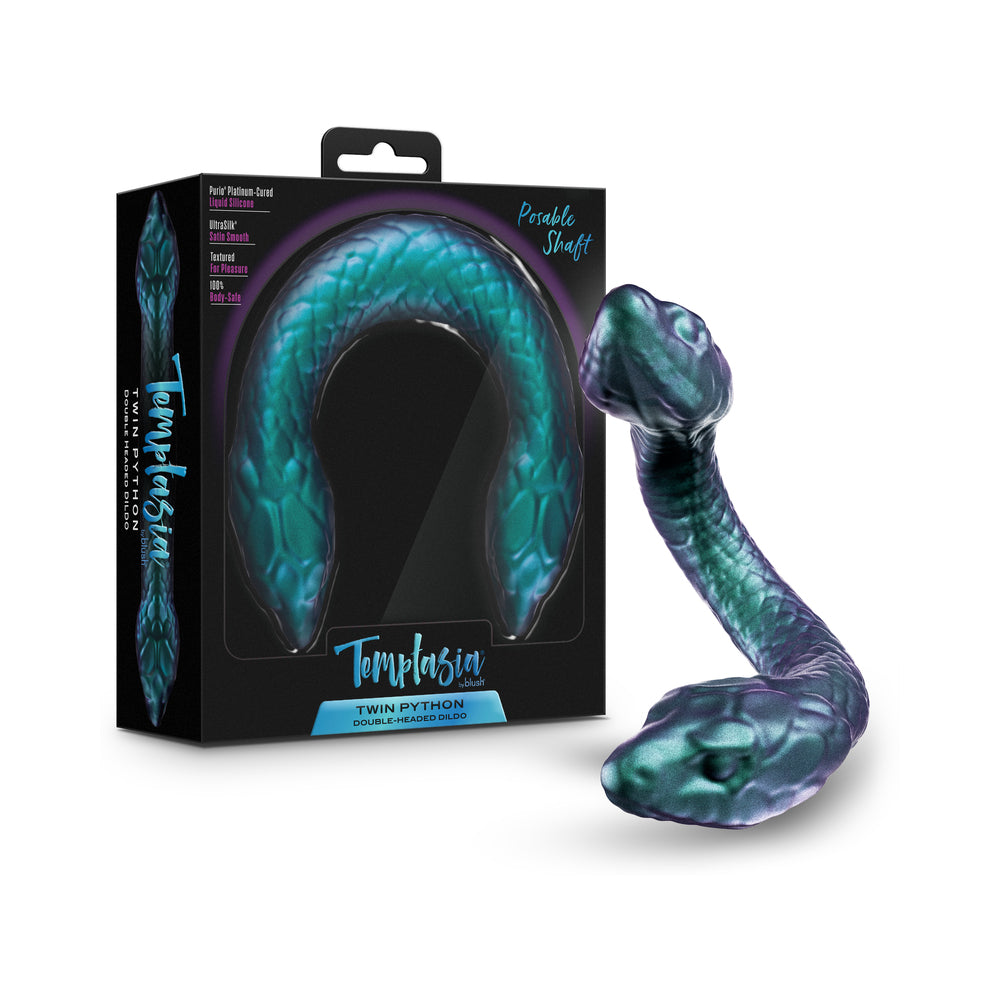 Blush Temptasia Twin Python Double Headed Snake Dildo