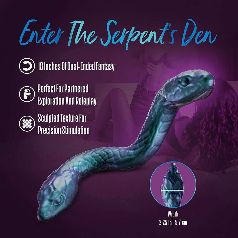Blush Temptasia Twin Python Double Headed Snake Dildo