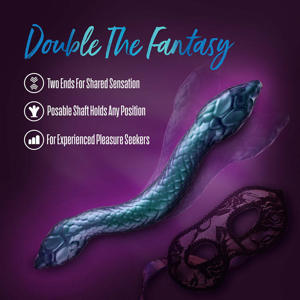 Blush Temptasia Twin Python Double Headed Snake Dildo