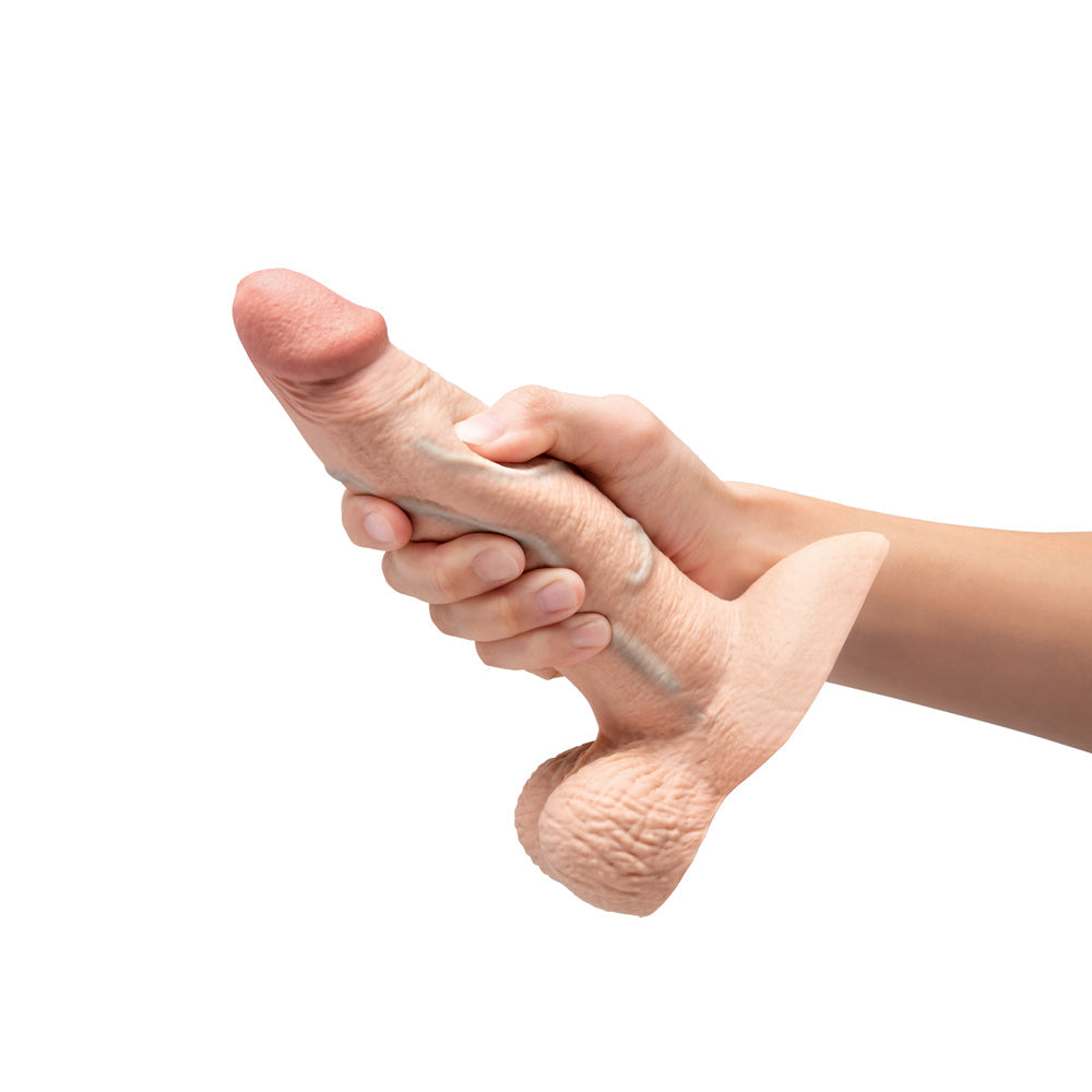 b-Vibe Slipskin 7" Girthy - Cream