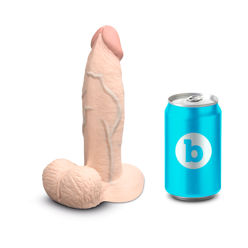 b-Vibe Slipskin 7" Girthy - Cream