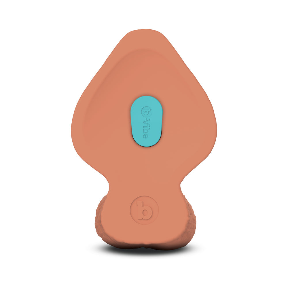 b-Vibe Slipskin 8" Girthy - Mocha