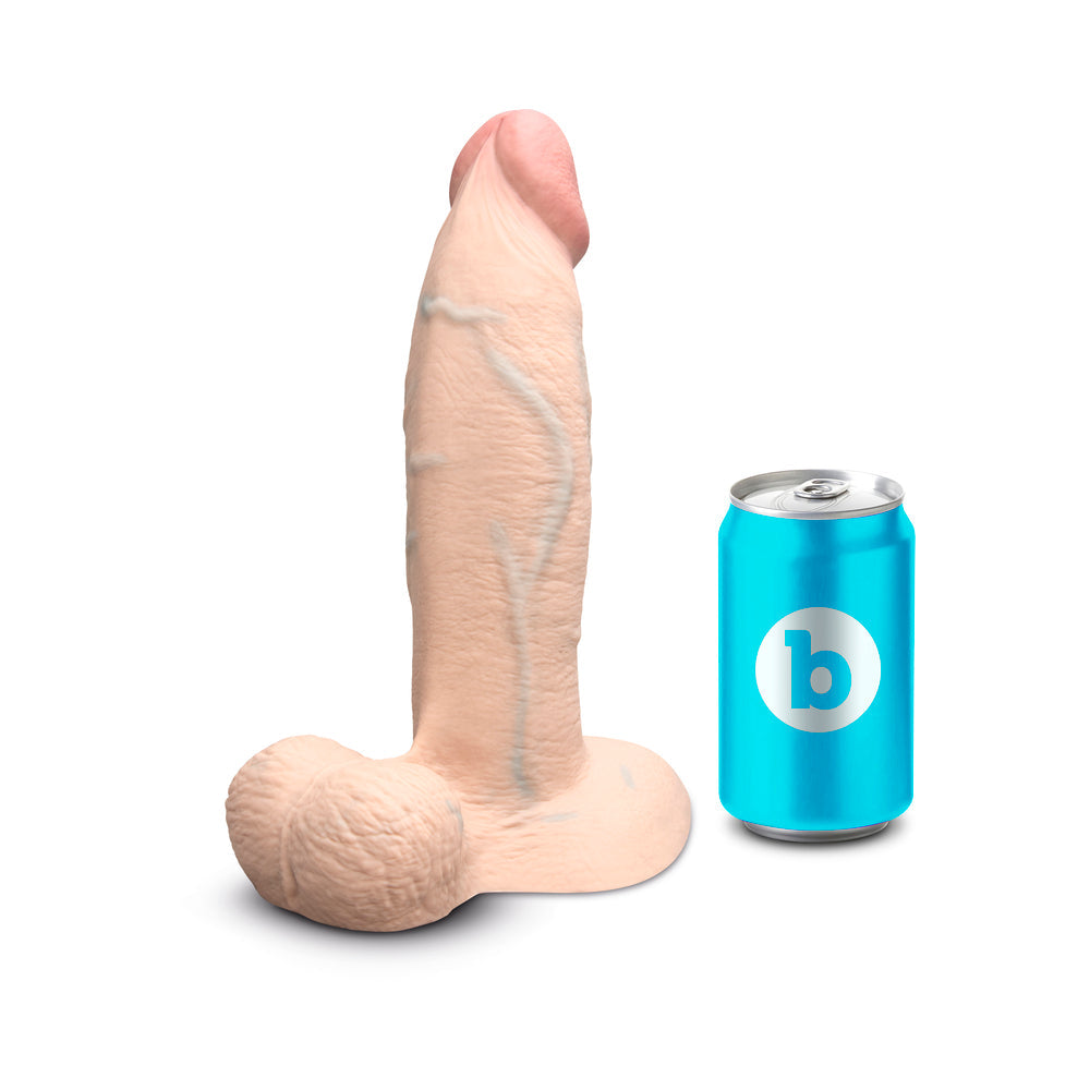 b-Vibe Slipskin 9" Girthy - Cream