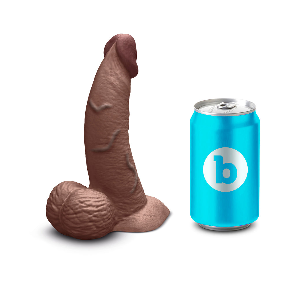 b-Vibe Slipskin 6.5" Curvy - Brown