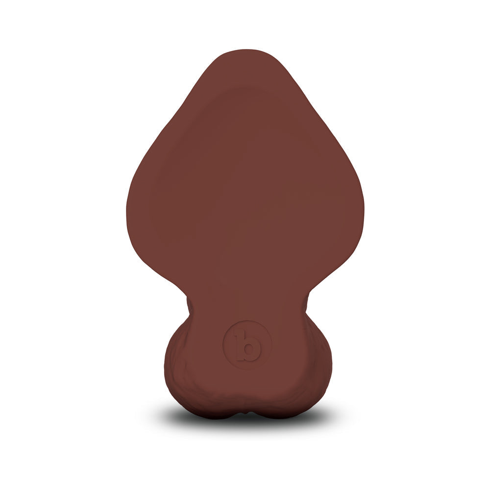 b-Vibe Slipskin 8" Curvy - Brown