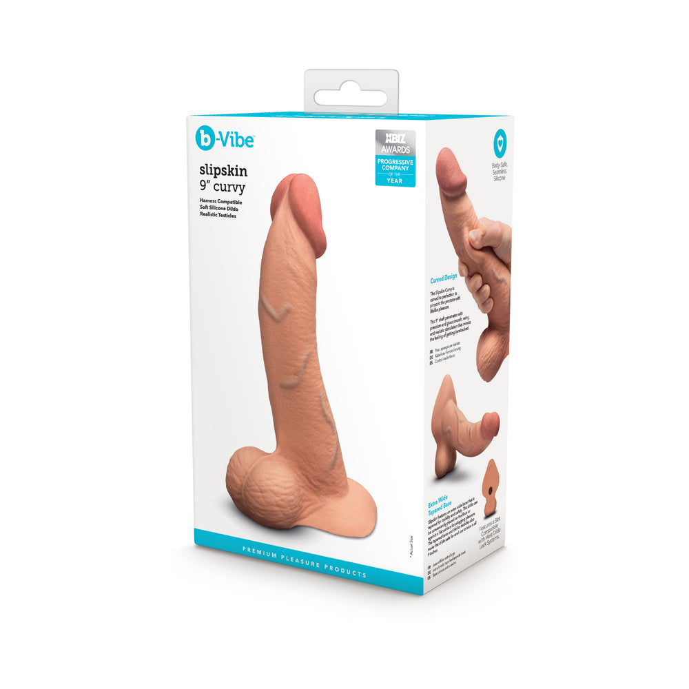 b-Vibe Slipskin 9" Curvy - Mocha