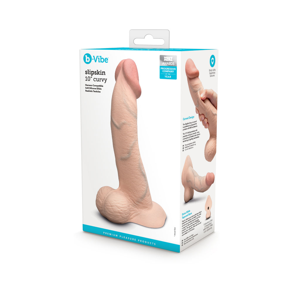 b-Vibe Slipskin 10" Curvy - Cream