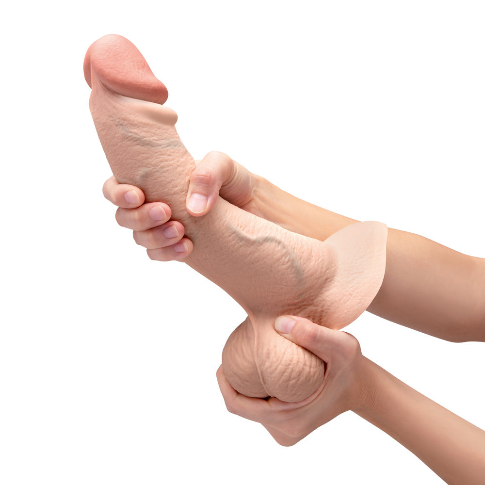 b-Vibe Slipskin 10" Curvy - Cream