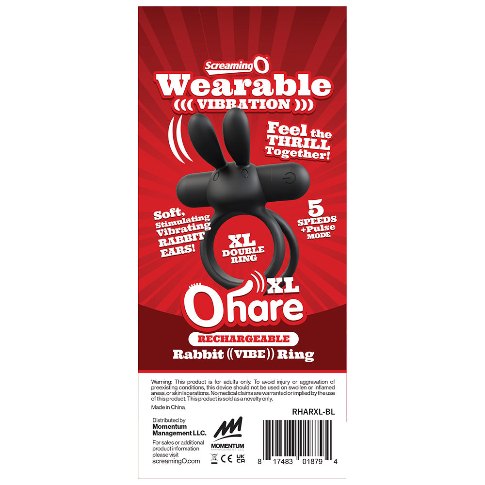 Screaming O Rechargeable Ohare XL-Black