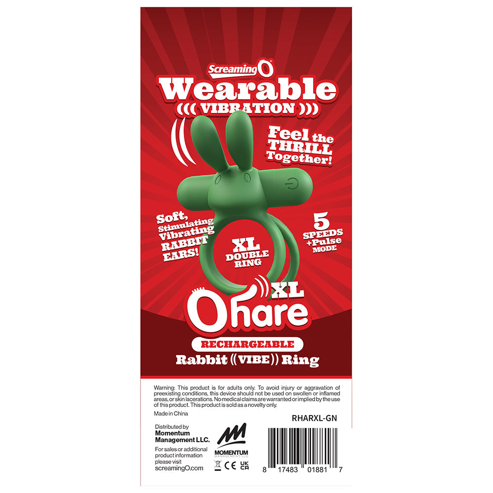 Screaming O Rechargeable Ohare XL-Green