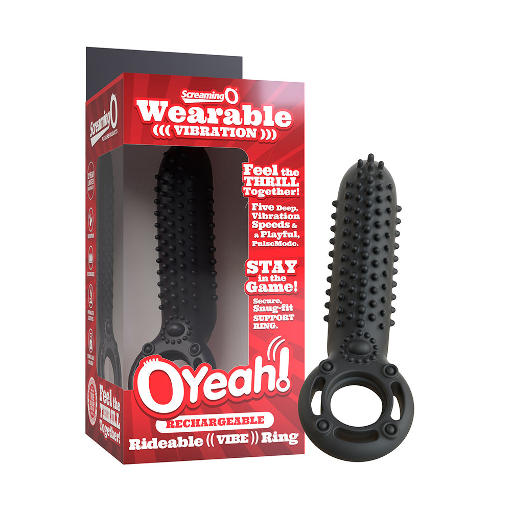 Screaming O Rechargeable O Yeah Silicone-Black