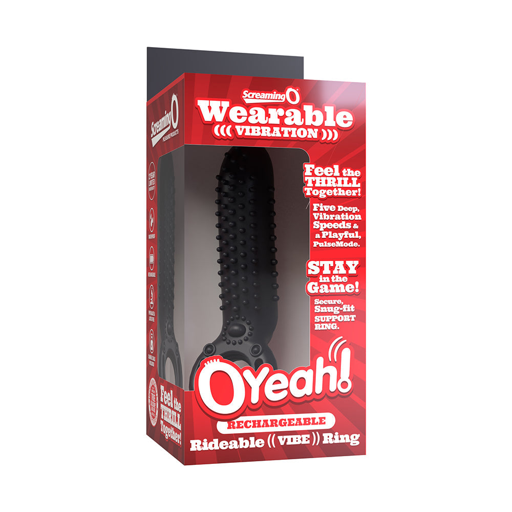 Screaming O Rechargeable O Yeah Silicone-Black