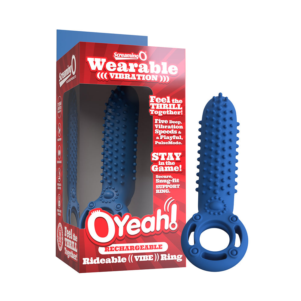 Screaming O Rechargeable O Yeah Silicone-Blue