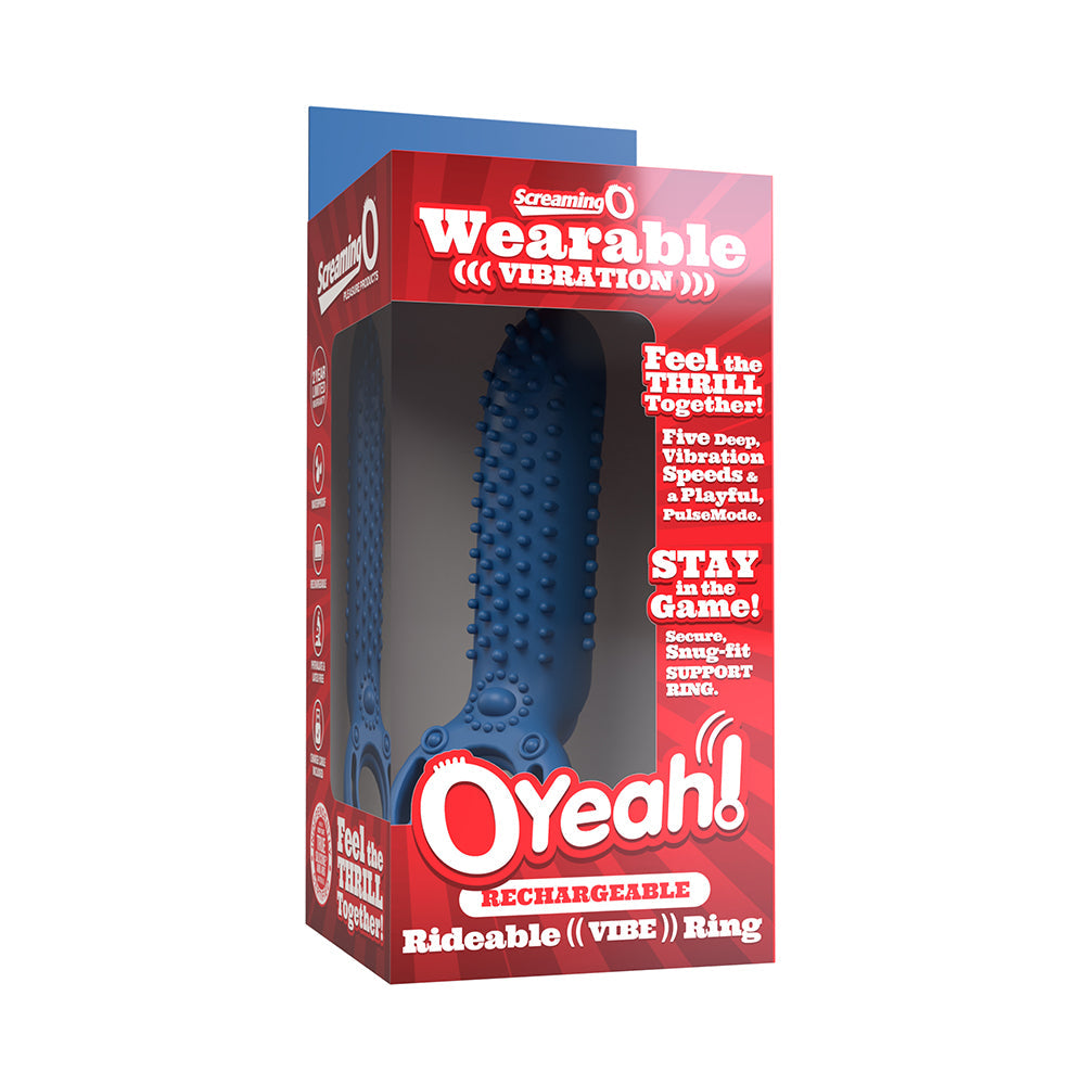 Screaming O Rechargeable O Yeah Silicone-Blue