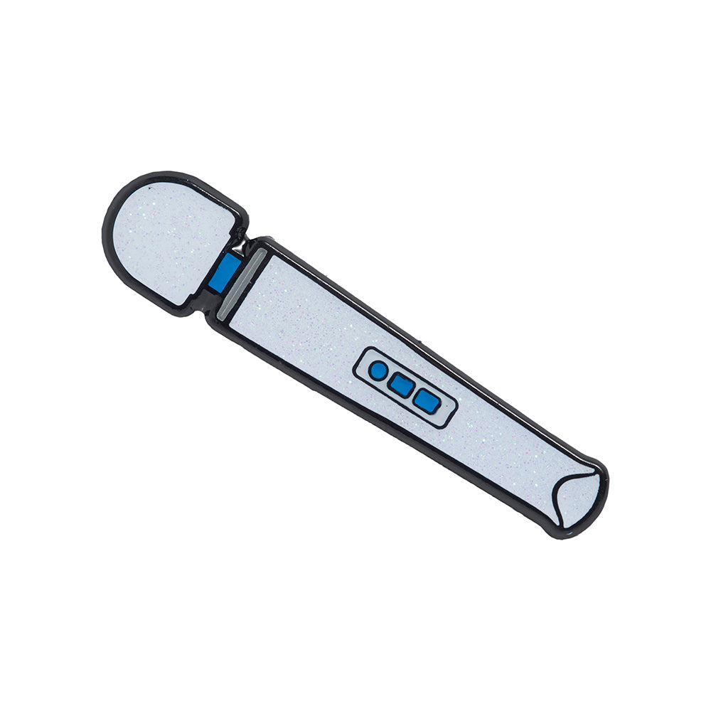 Wood Rocket Magic Wand Rechargeable Pin